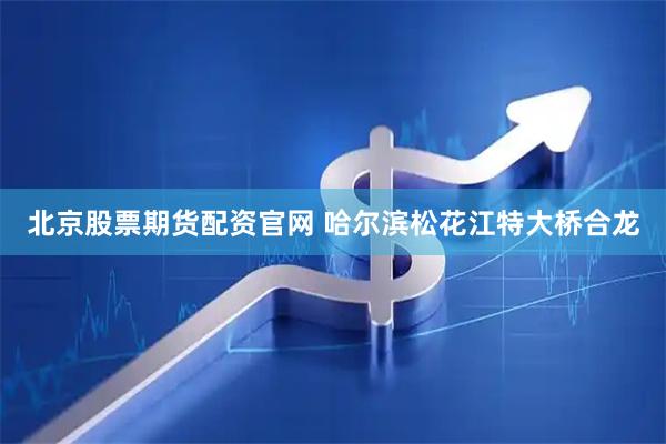 北京股票期货配资官网 哈尔滨松花江特大桥合龙