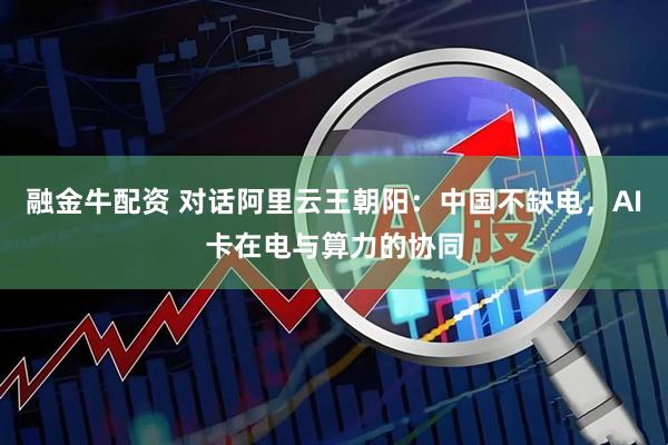 融金牛配资 对话阿里云王朝阳：中国不缺电，AI卡在电与算力的协同
